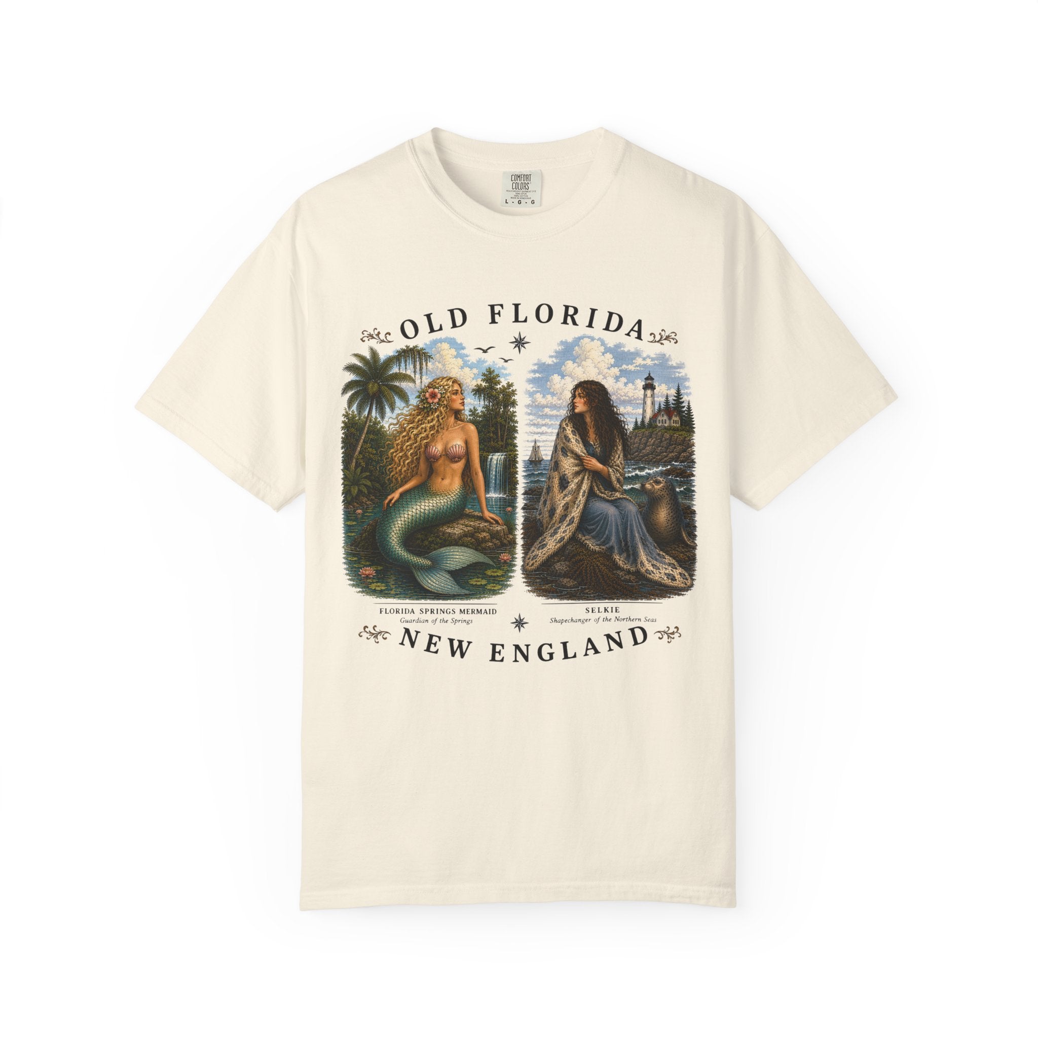 Mermaid & Selkie T-Shirt (Front Facing) In Color