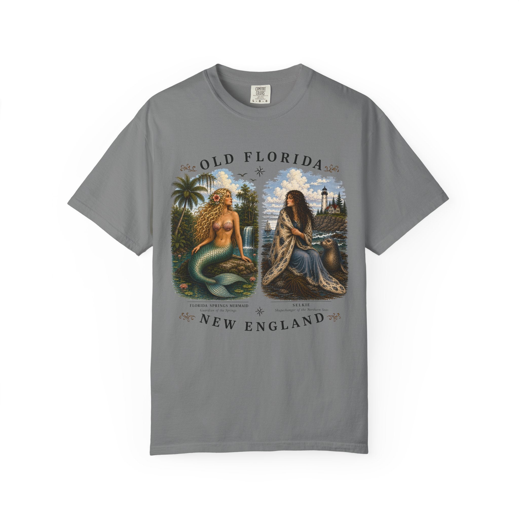 Mermaid & Selkie T-Shirt (Front Facing) In Color