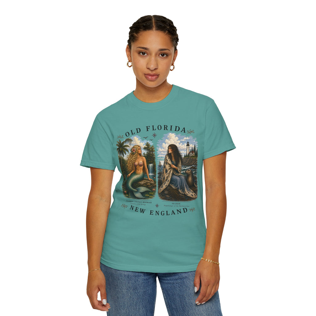 Mermaid & Selkie T-Shirt (Front Facing) In Color