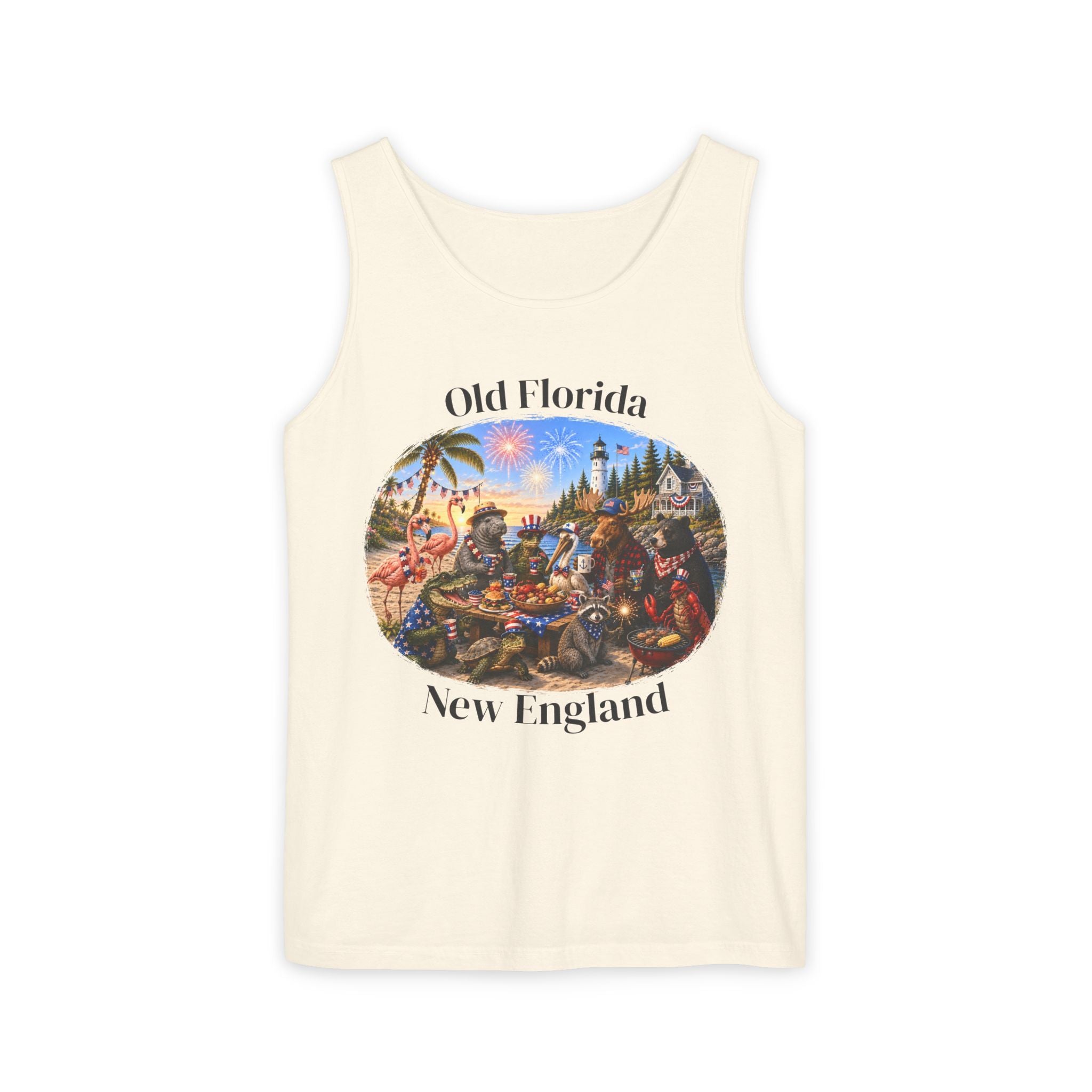Red White & Wild Tank Top (Front Facing)