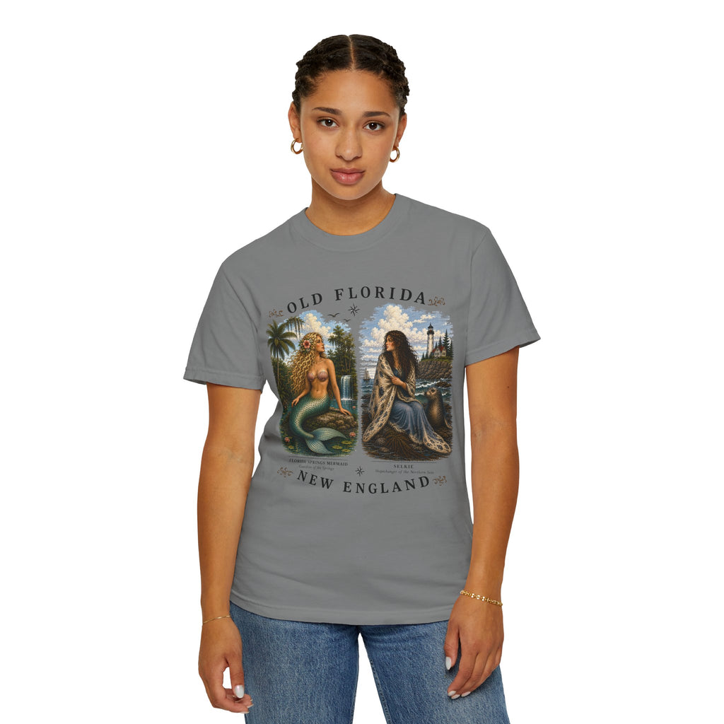 Mermaid & Selkie T-Shirt (Front Facing) In Color