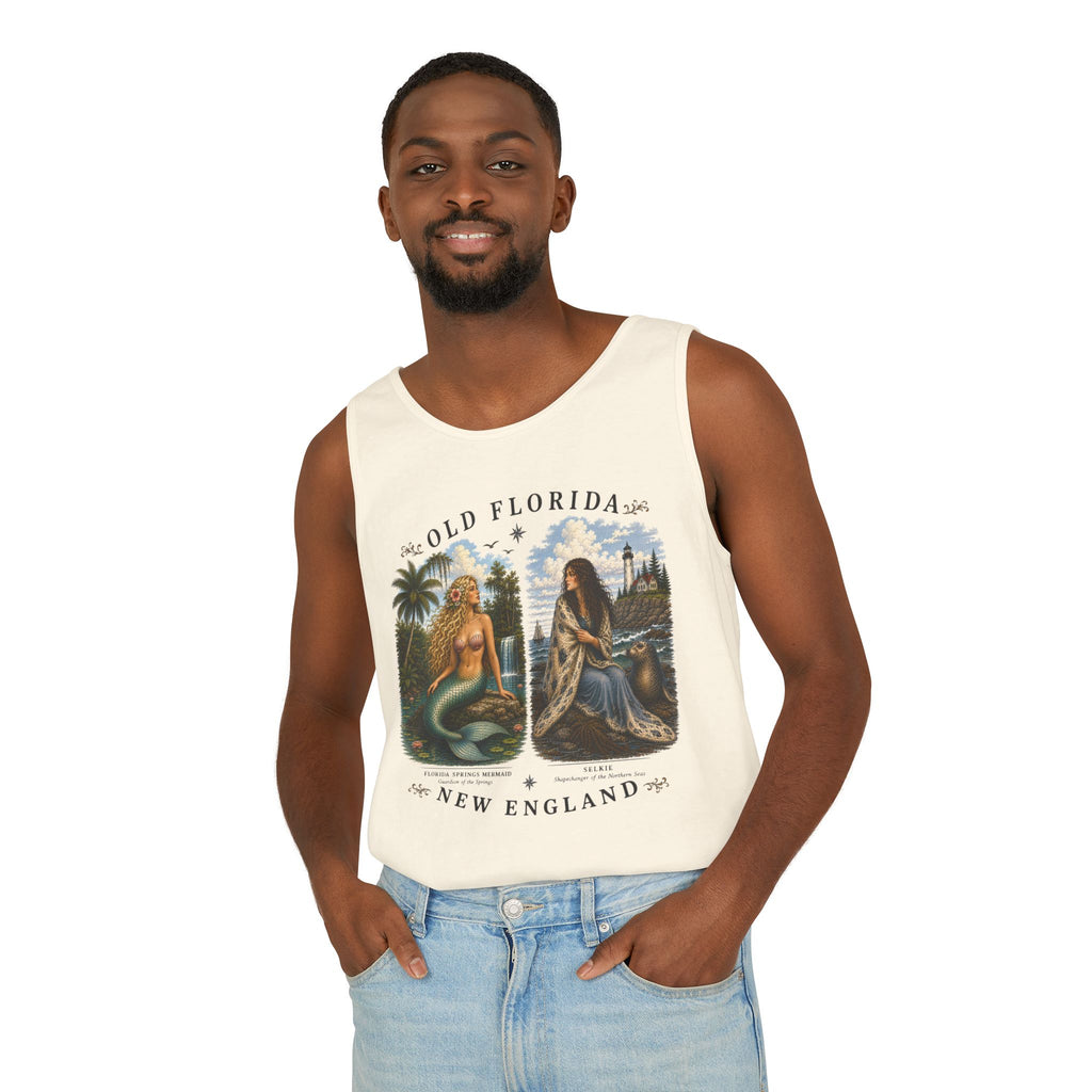 Mermaid & Selkie Tank Top (Front Facing) In Color