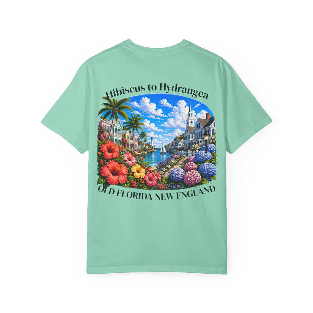 "Hibiscus to Hydrangea"  T-shirt