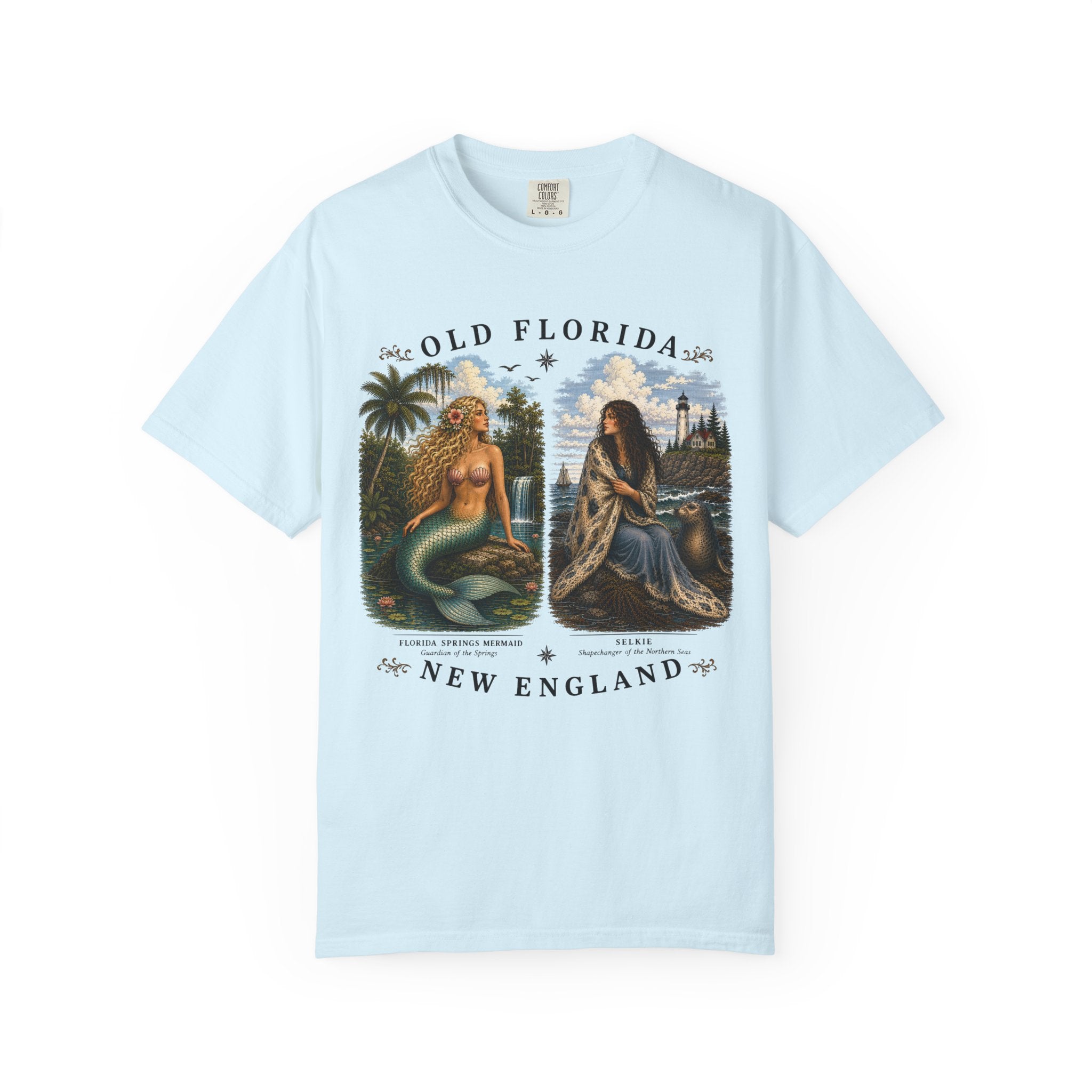 Mermaid & Selkie T-Shirt (Front Facing) In Color