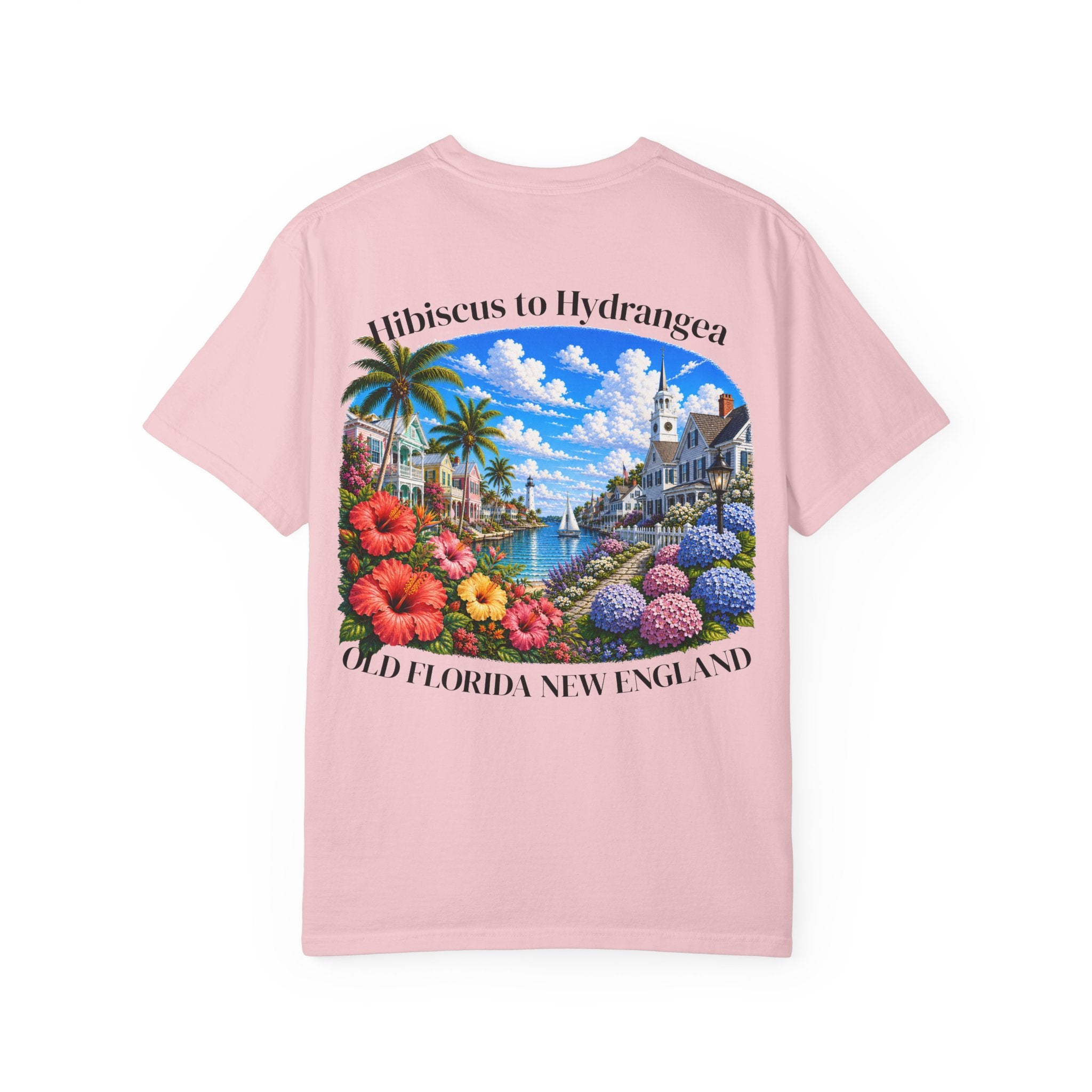 "Hibiscus to Hydrangea"  T-shirt