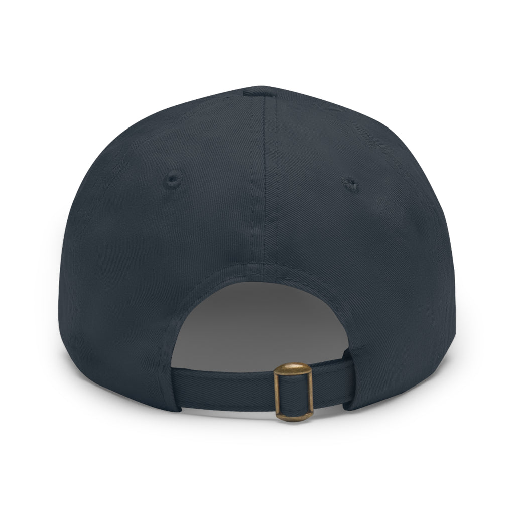 Old Florida New England Leather Patch Dad Hat