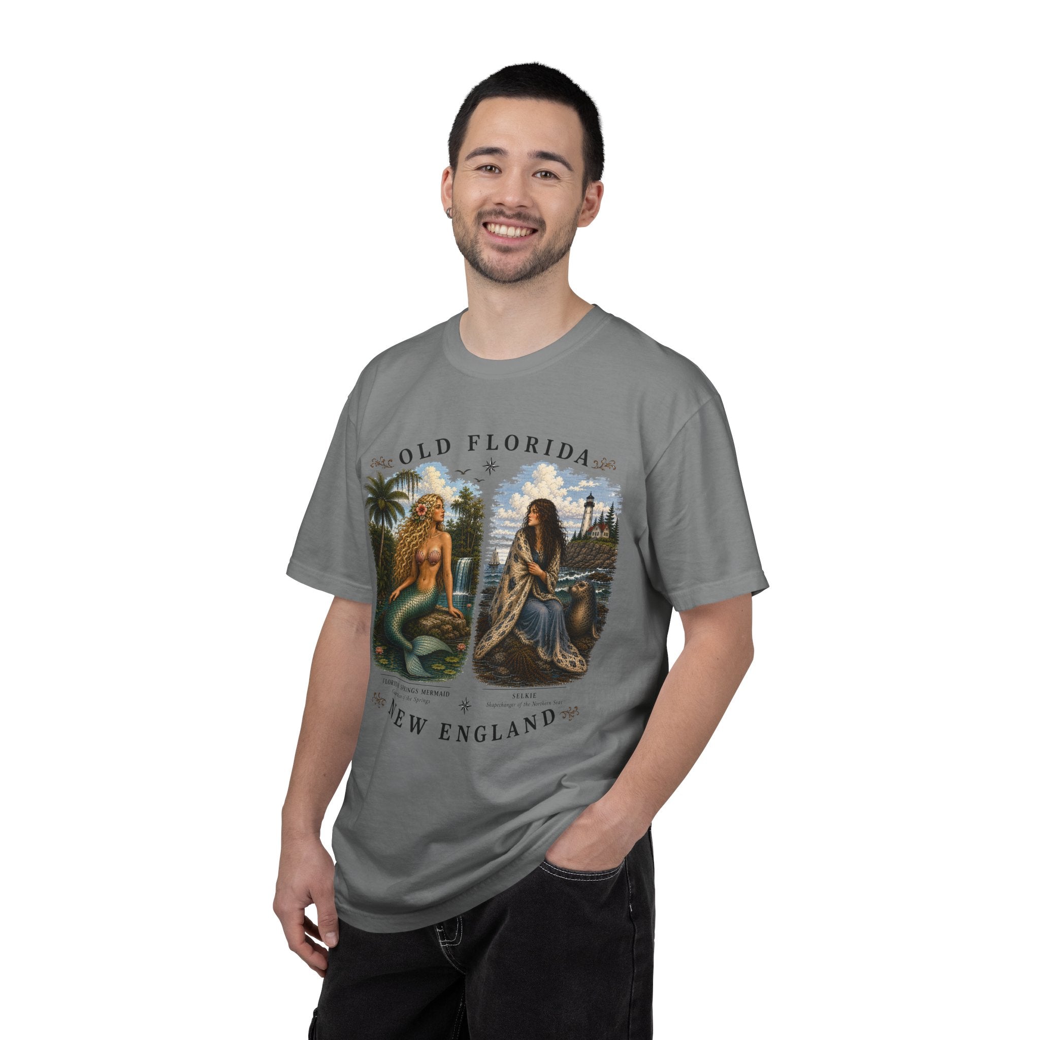 Mermaid & Selkie T-Shirt (Front Facing) In Color