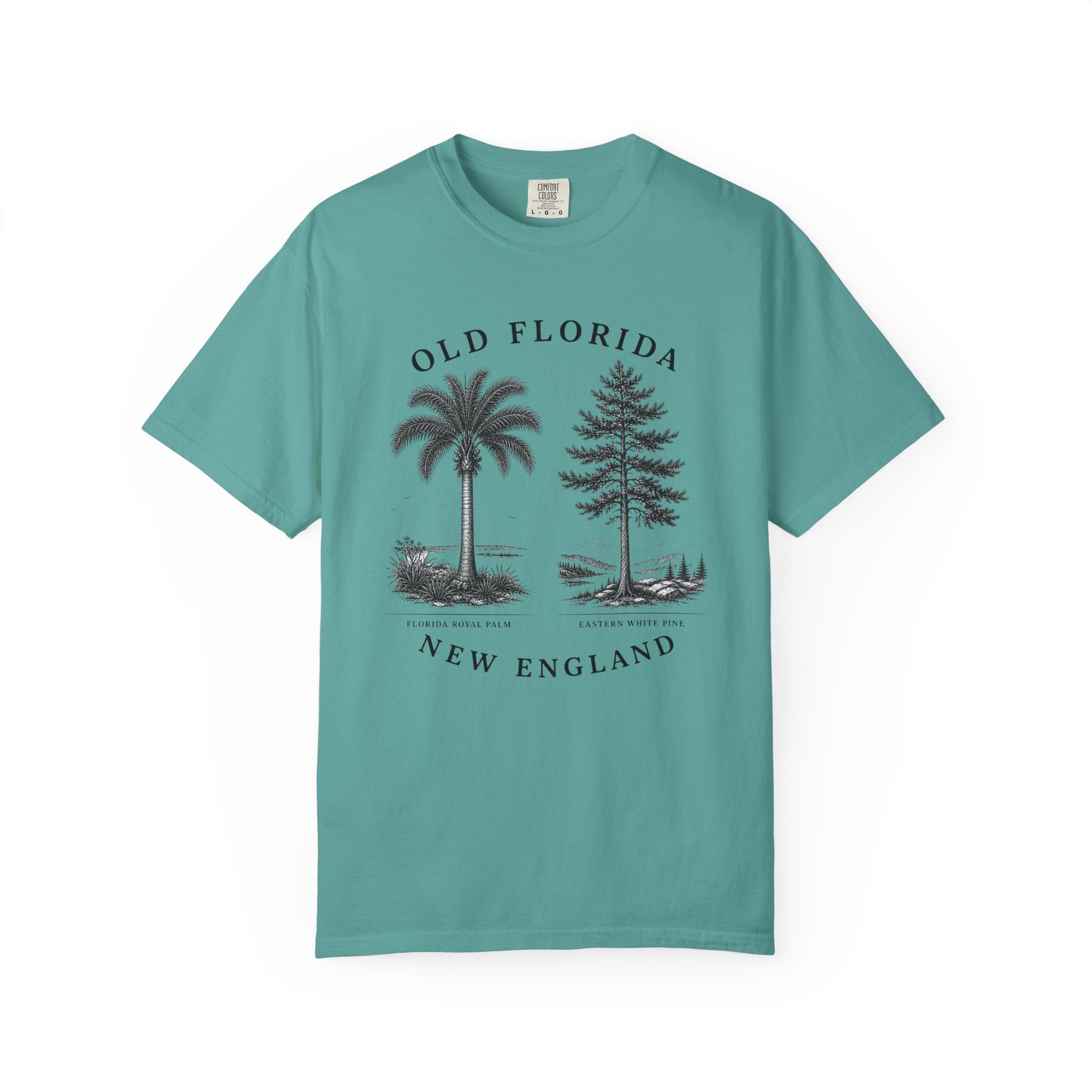 Palm & Pine T-Shirt (Front Facing)