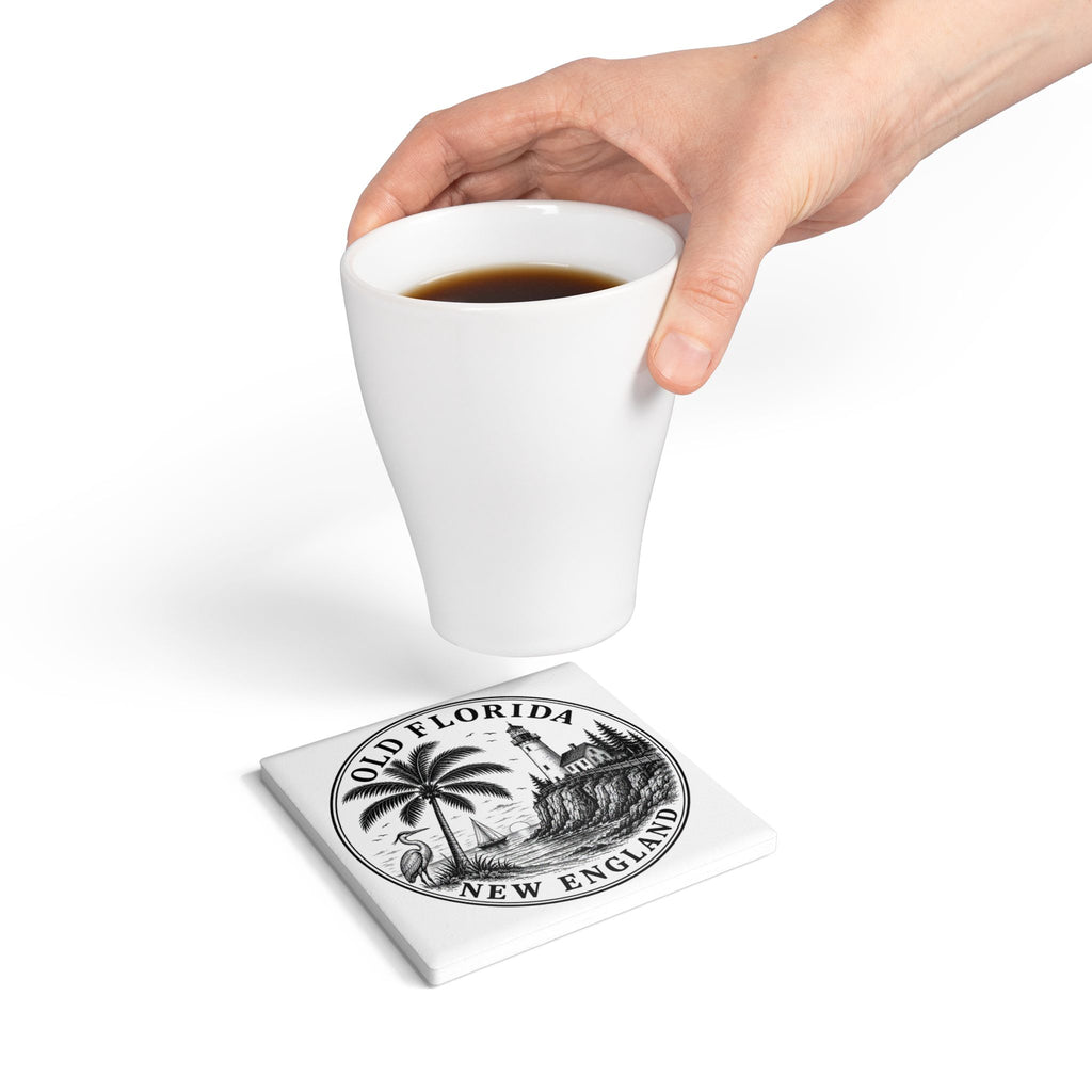 Ceramic Coaster Old Florida New England