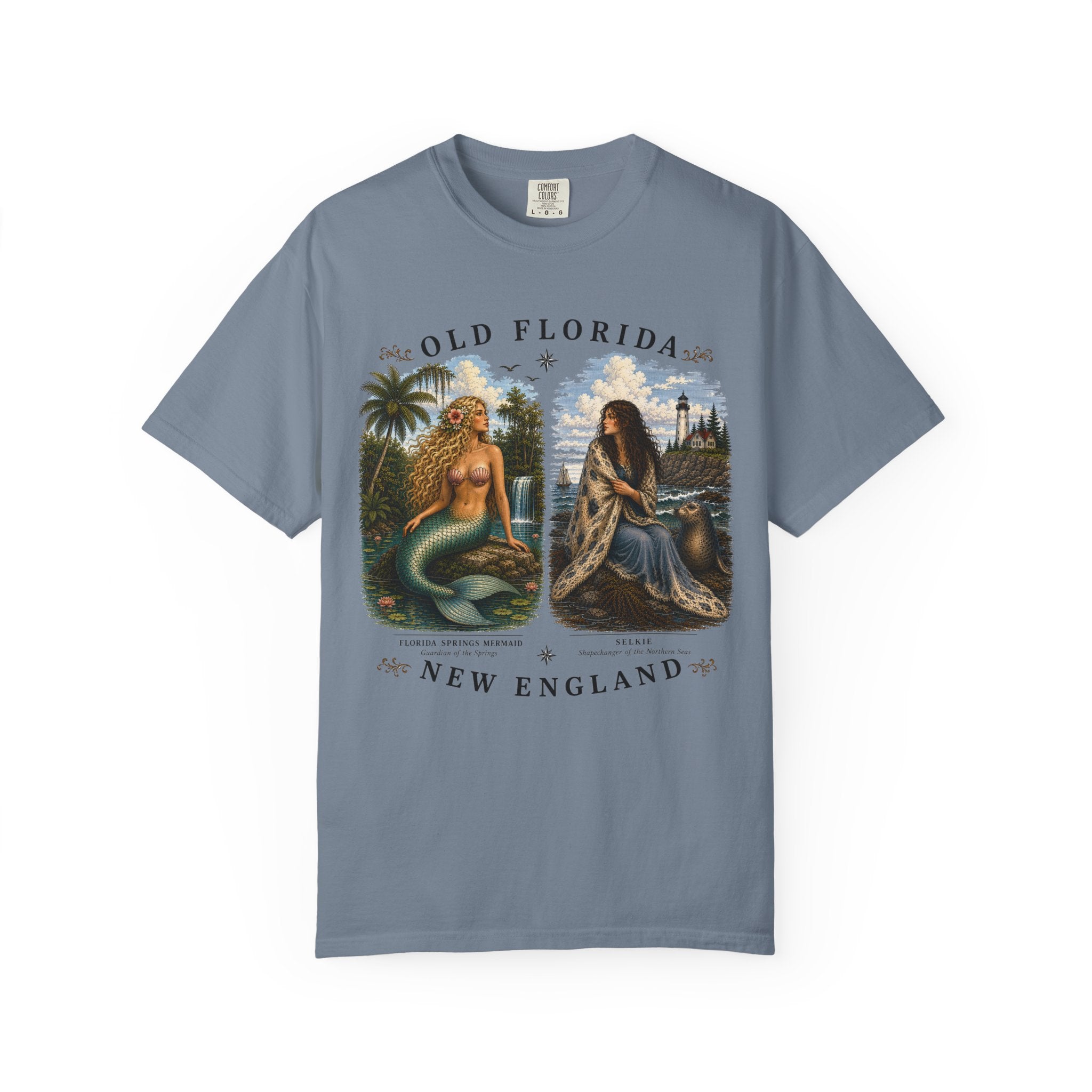 Mermaid & Selkie T-Shirt (Front Facing) In Color