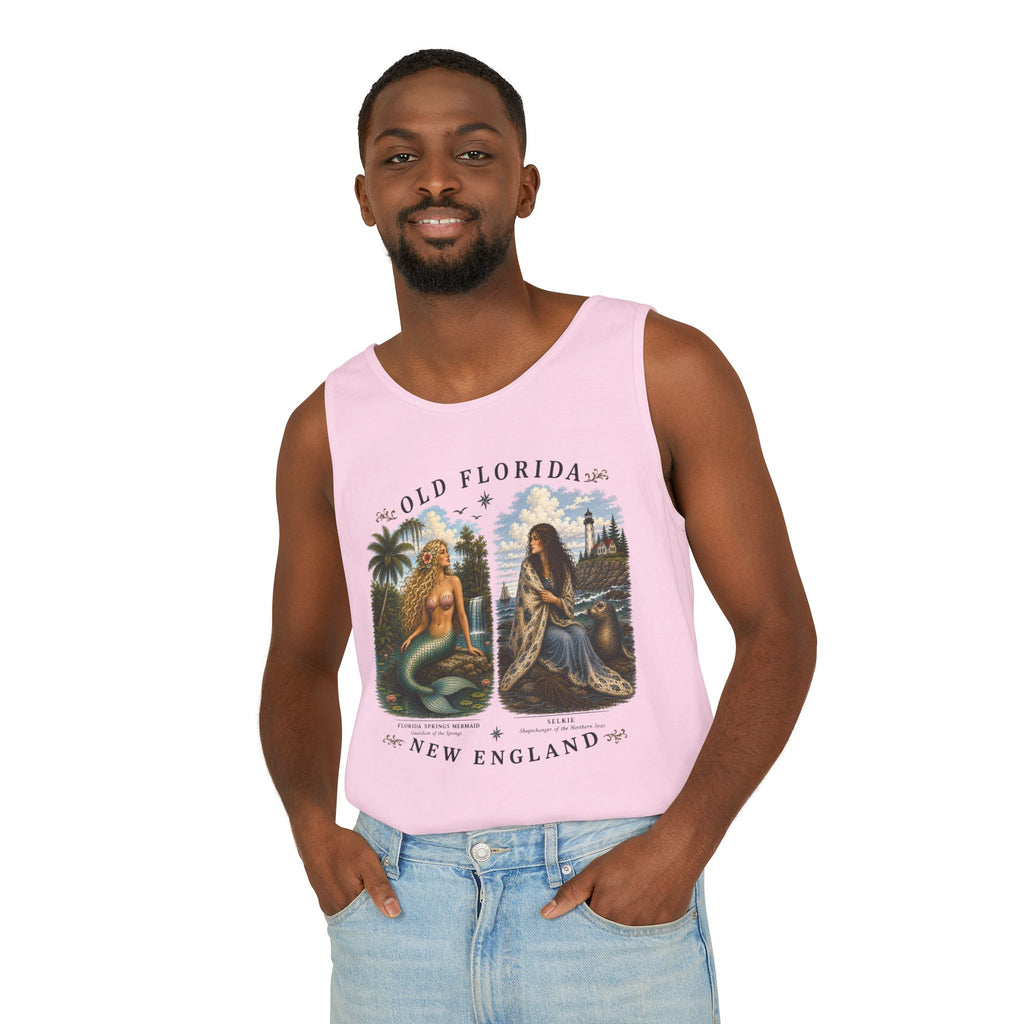 Mermaid & Selkie Tank Top (Front Facing) In Color