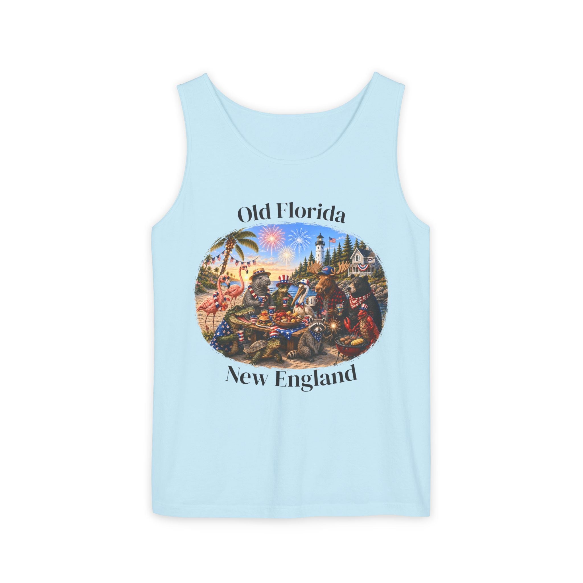 Red White & Wild Tank Top (Front Facing)