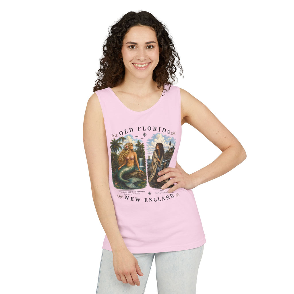 Mermaid & Selkie Tank Top (Front Facing) In Color
