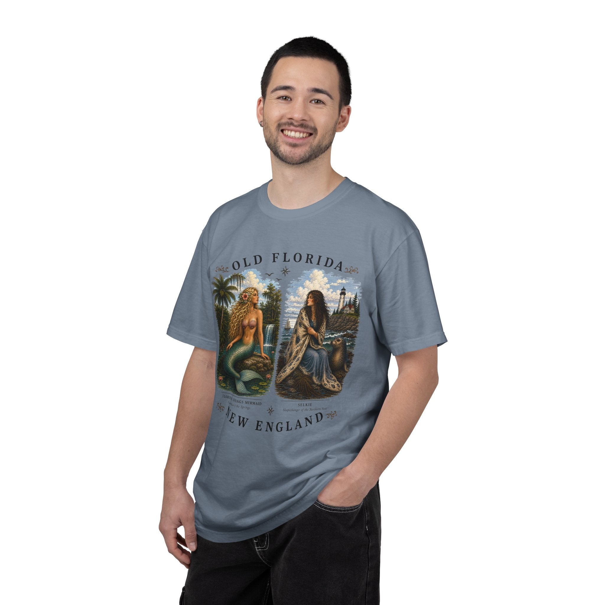 Mermaid & Selkie T-Shirt (Front Facing) In Color