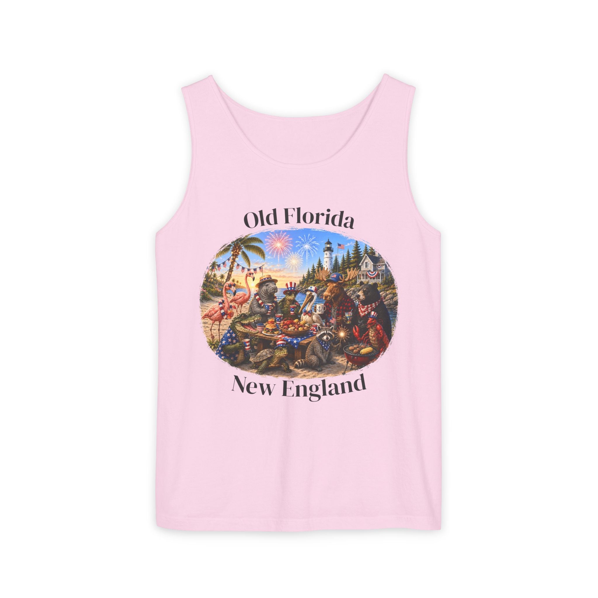 Red White & Wild Tank Top (Front Facing)