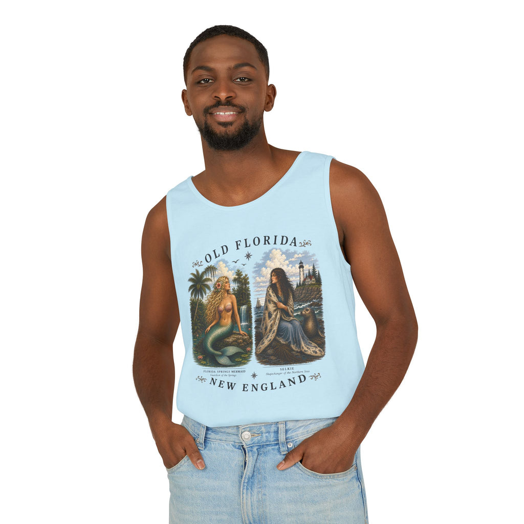 Mermaid & Selkie Tank Top (Front Facing) In Color
