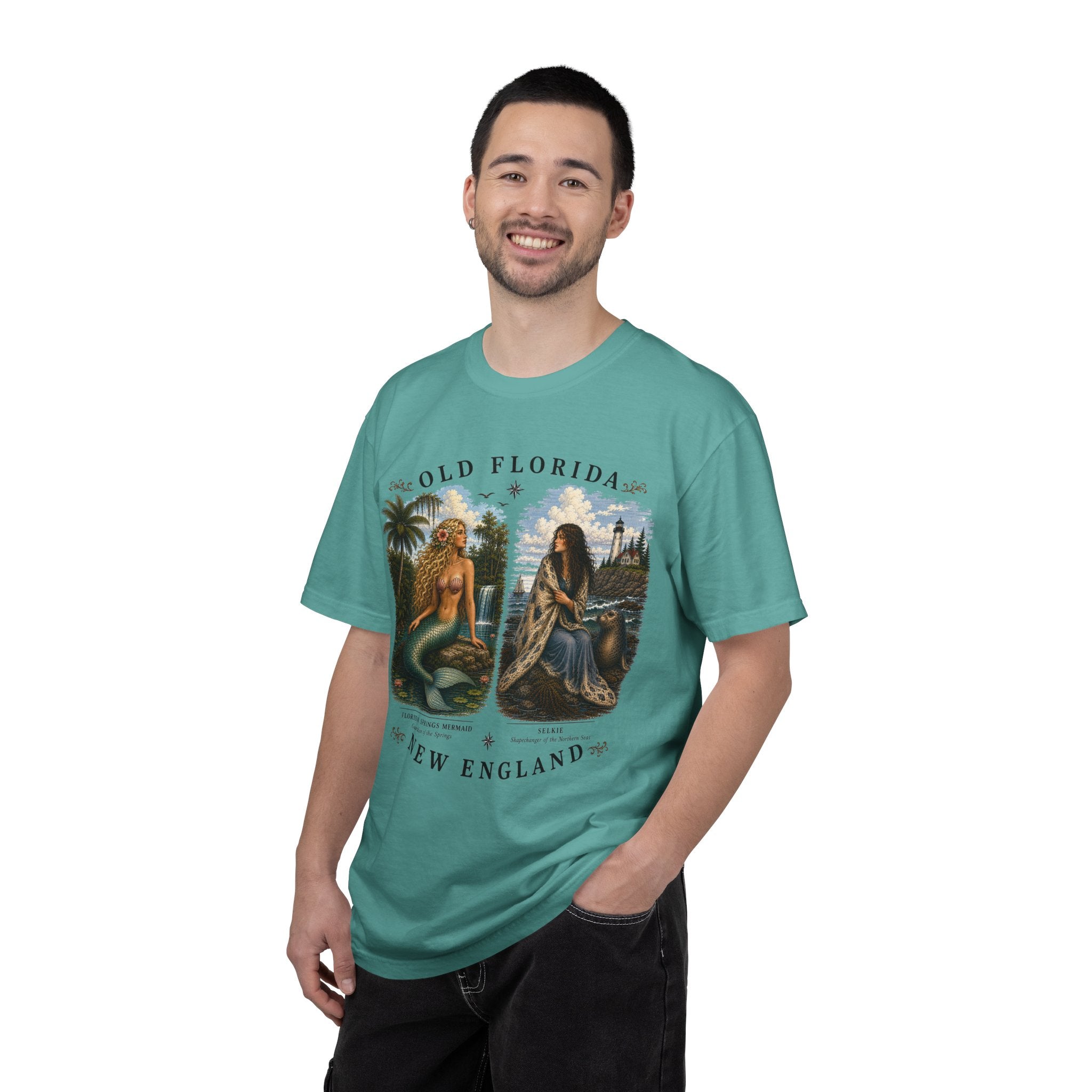 Mermaid & Selkie T-Shirt (Front Facing) In Color