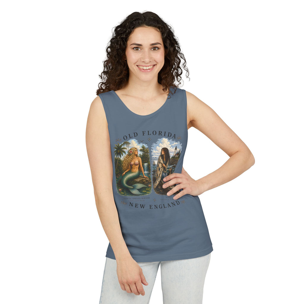 Mermaid & Selkie Tank Top (Front Facing) In Color
