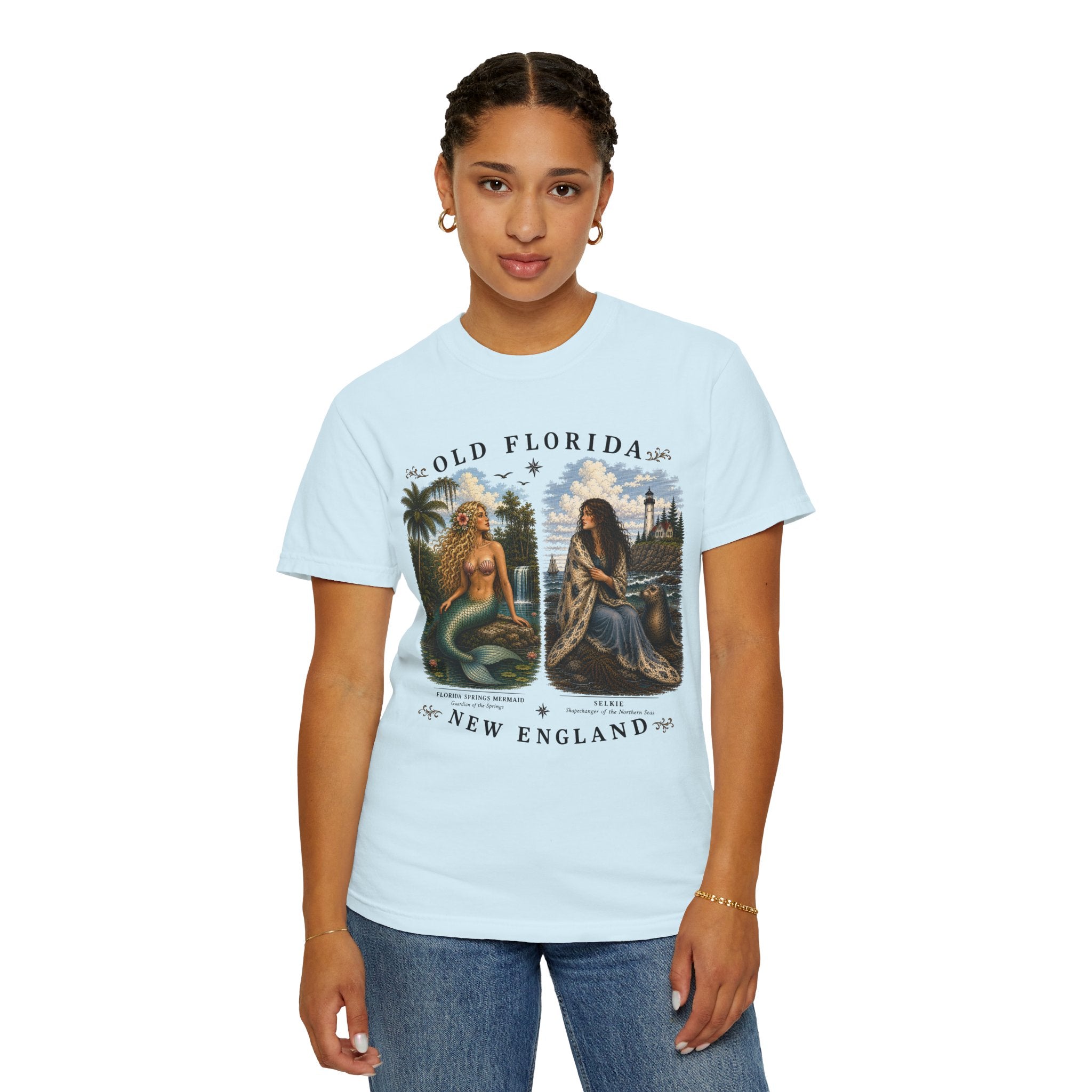 Mermaid & Selkie T-Shirt (Front Facing) In Color