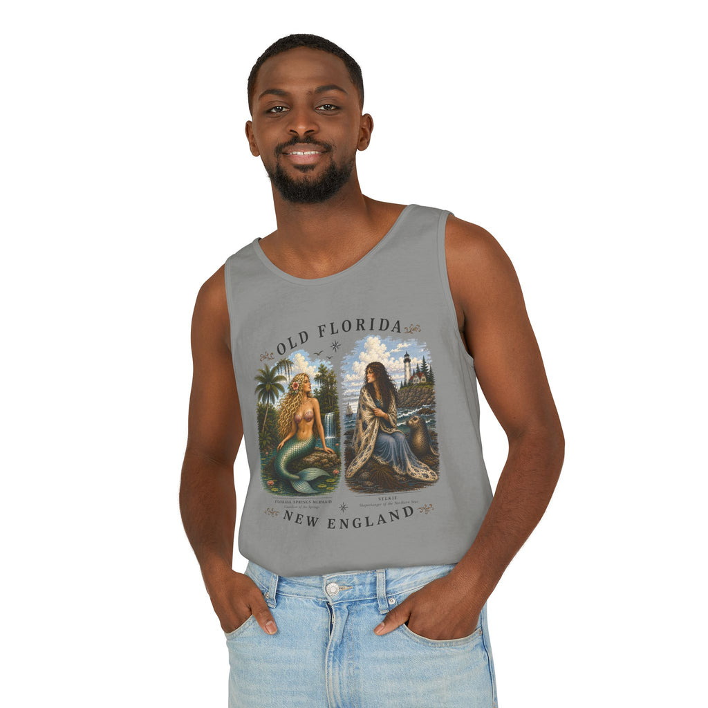 Mermaid & Selkie Tank Top (Front Facing) In Color