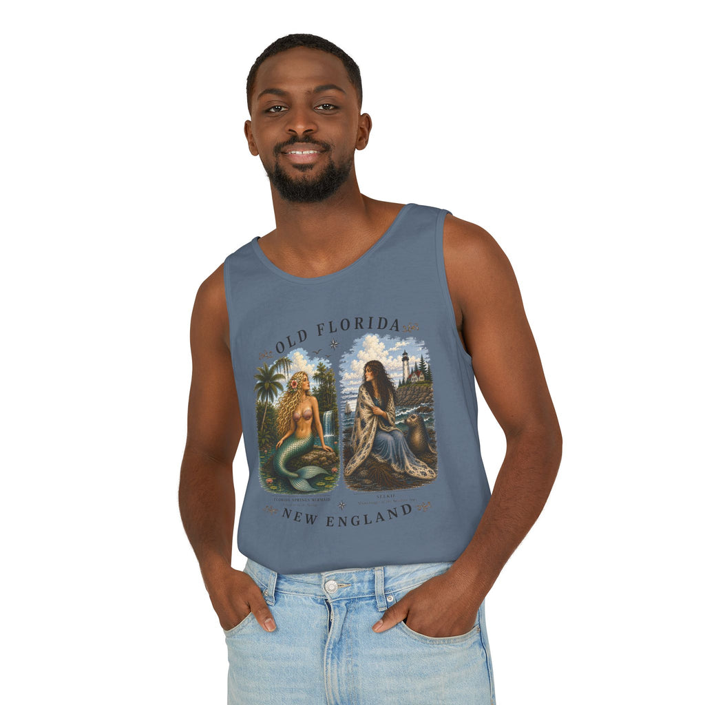 Mermaid & Selkie Tank Top (Front Facing) In Color