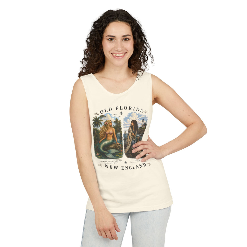 Mermaid & Selkie Tank Top (Front Facing) In Color