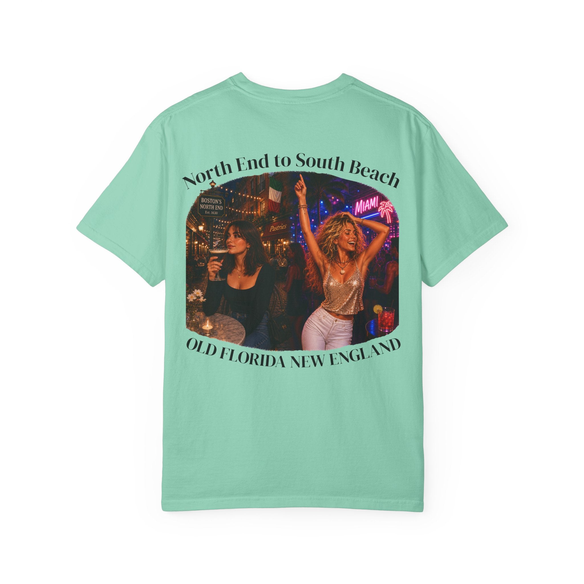 "North End to South Beach" T-shirt