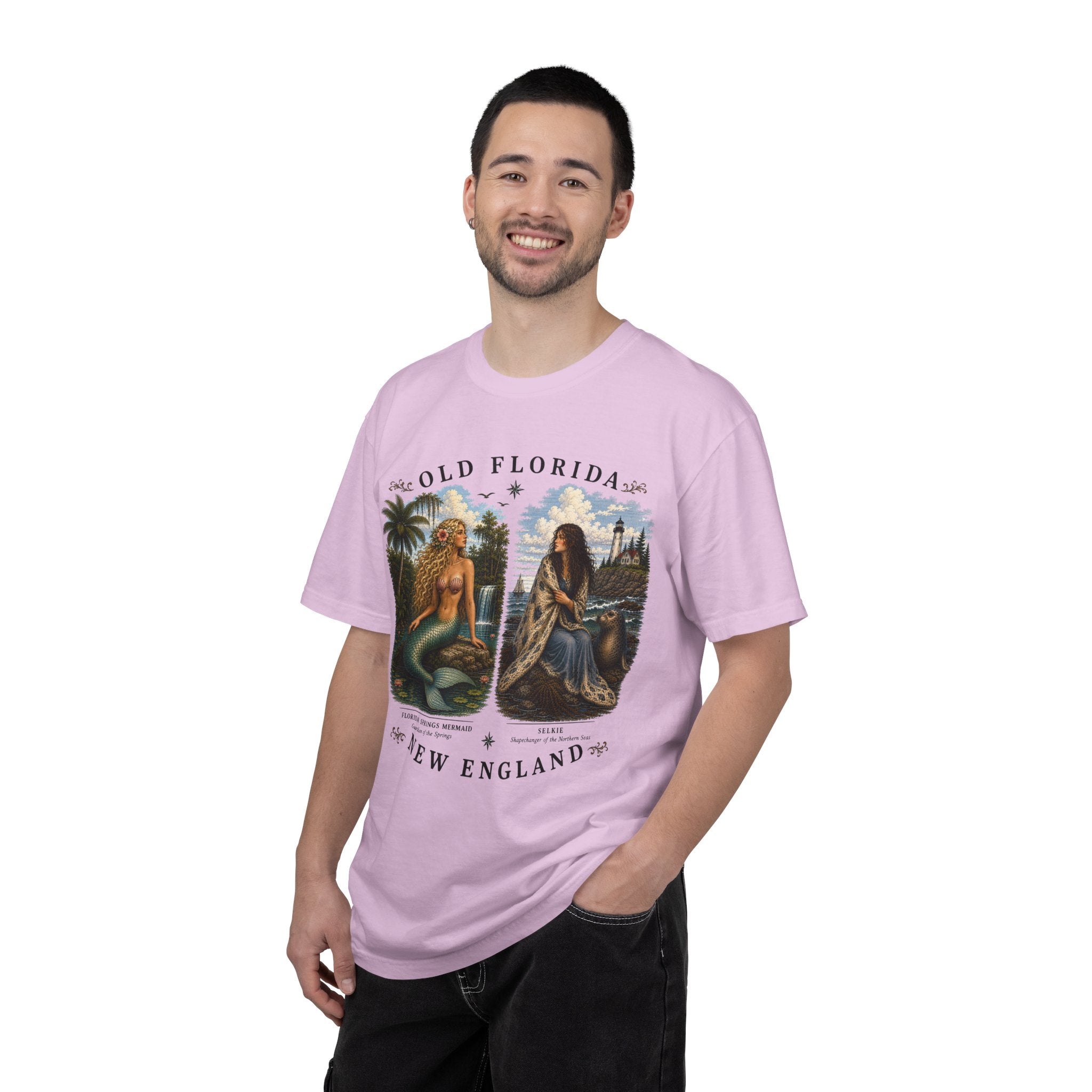 Mermaid & Selkie T-Shirt (Front Facing) In Color