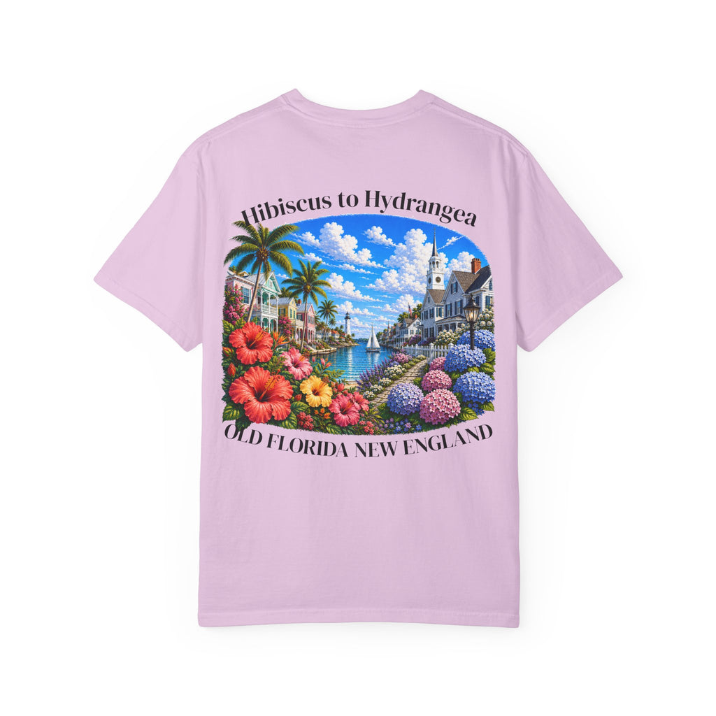 "Hibiscus to Hydrangea"  T-shirt