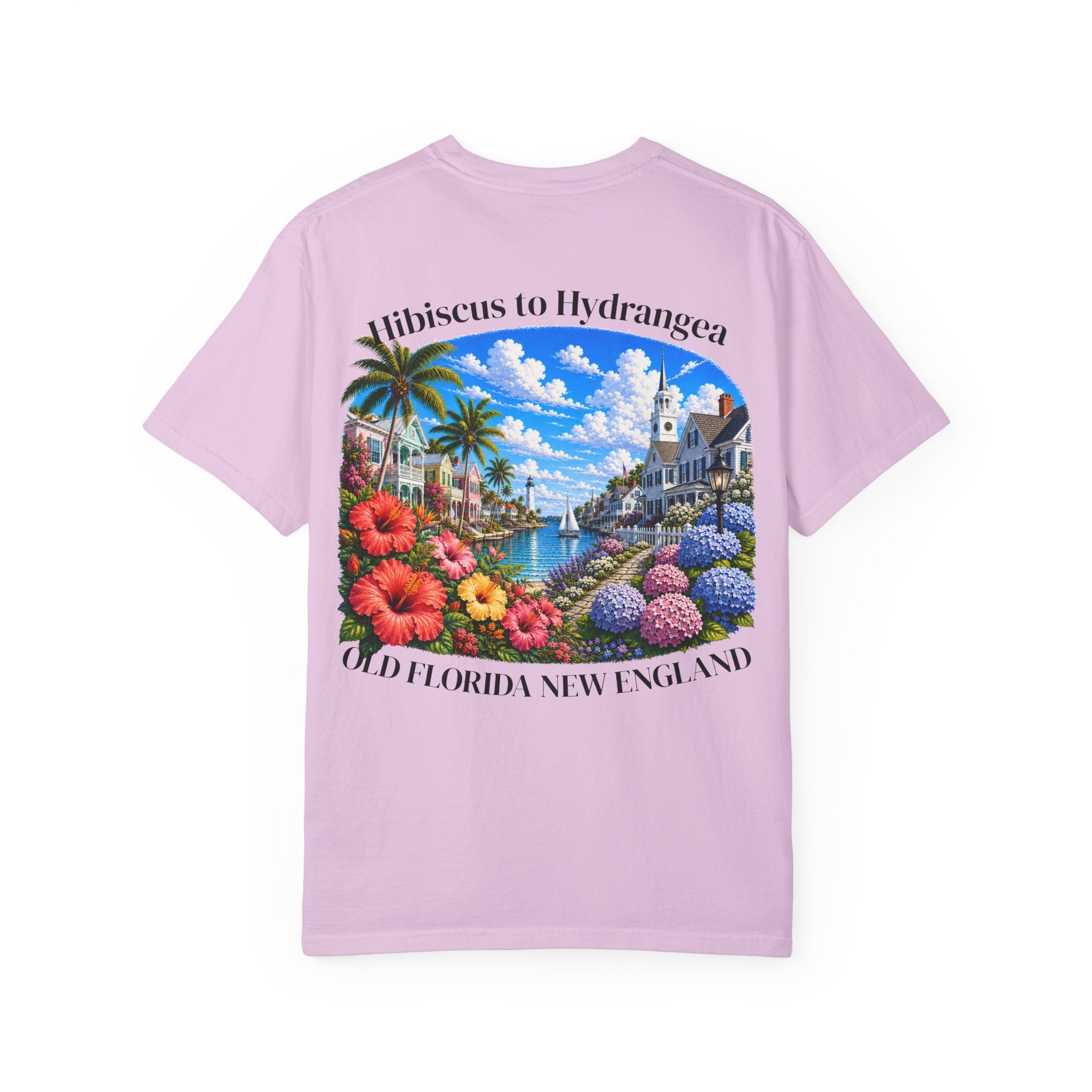 "Hibiscus to Hydrangea"  T-shirt