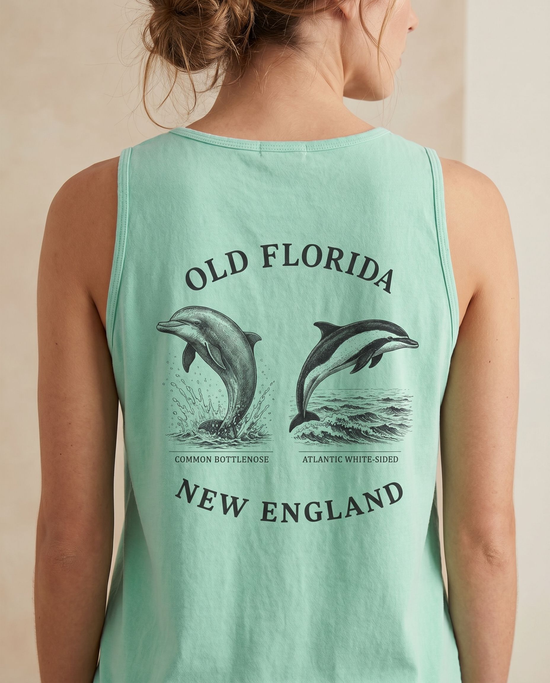 Dolphin Tank — back design lifestyle shot