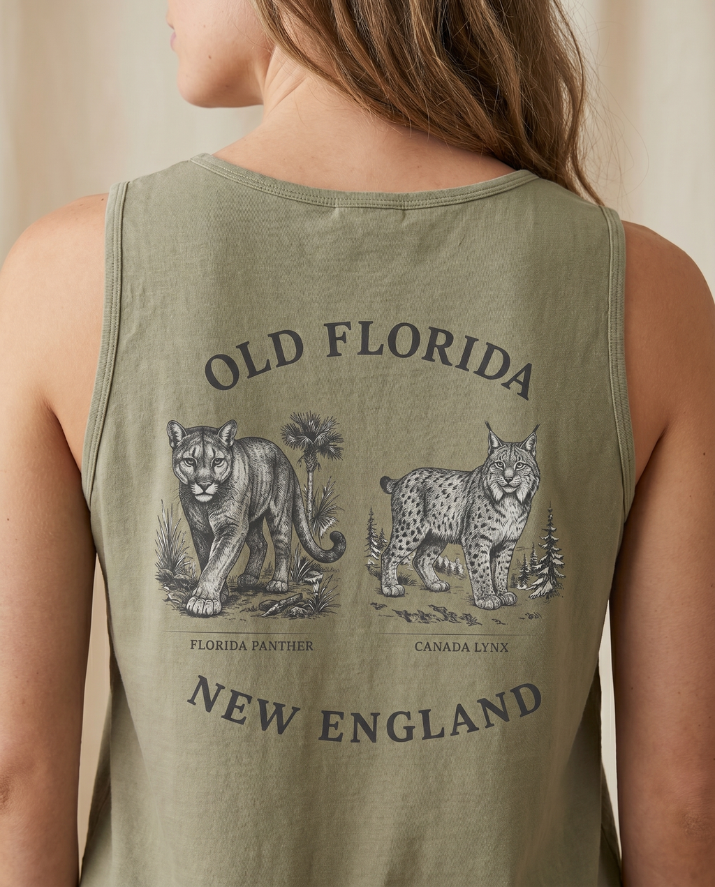 Panther X Lynx Tank — back design lifestyle shot
