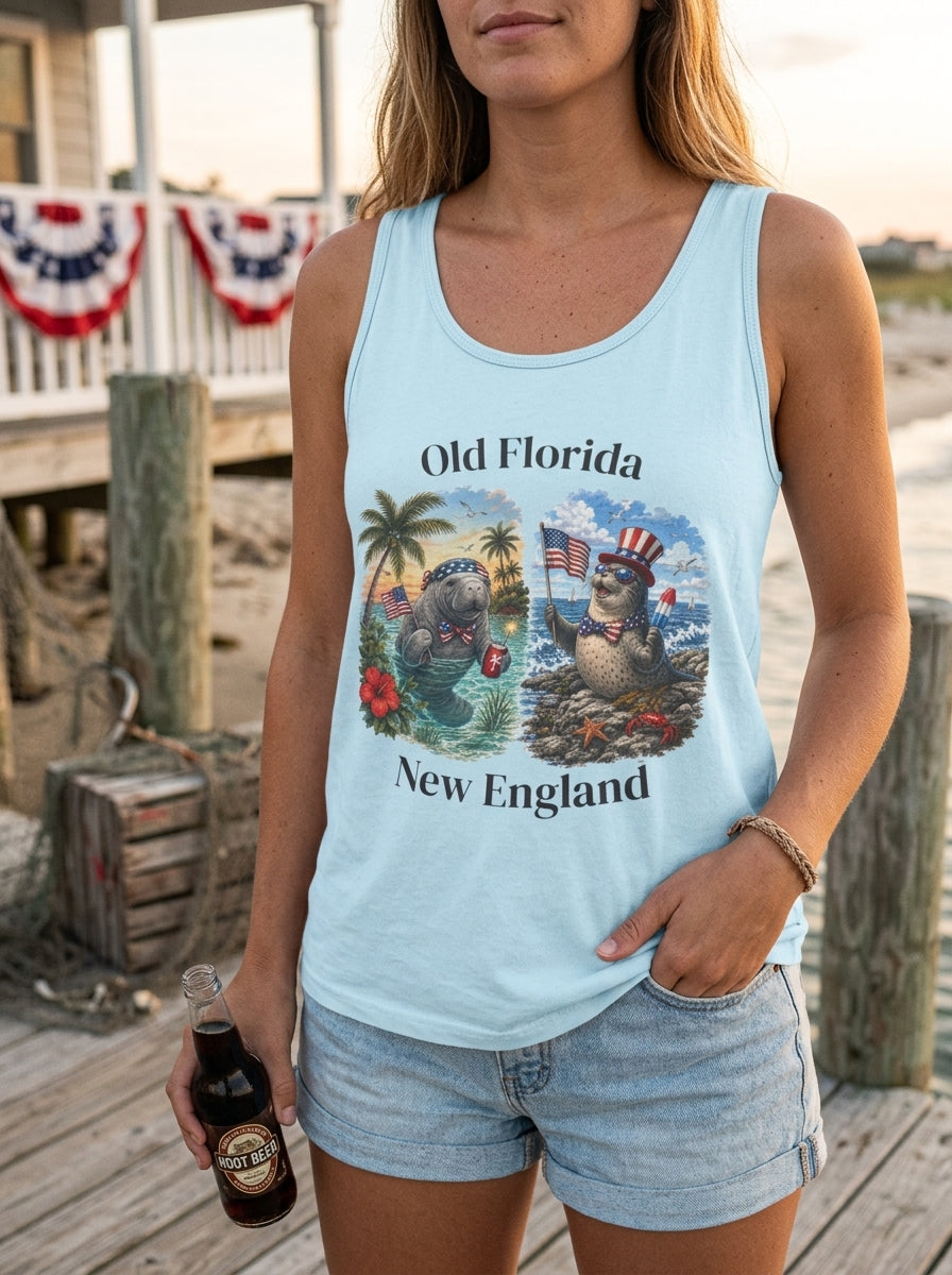 Different Tides Same pride Tank Top (Front Facing)
