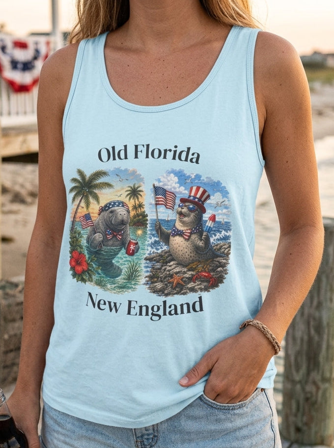 Different Tides Same pride Tank Top (Front Facing)