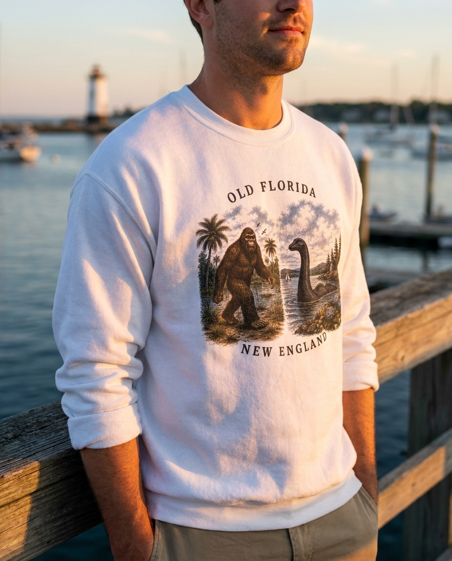 Myths of The Mainland Sweatshirt In Color lifestyle photo