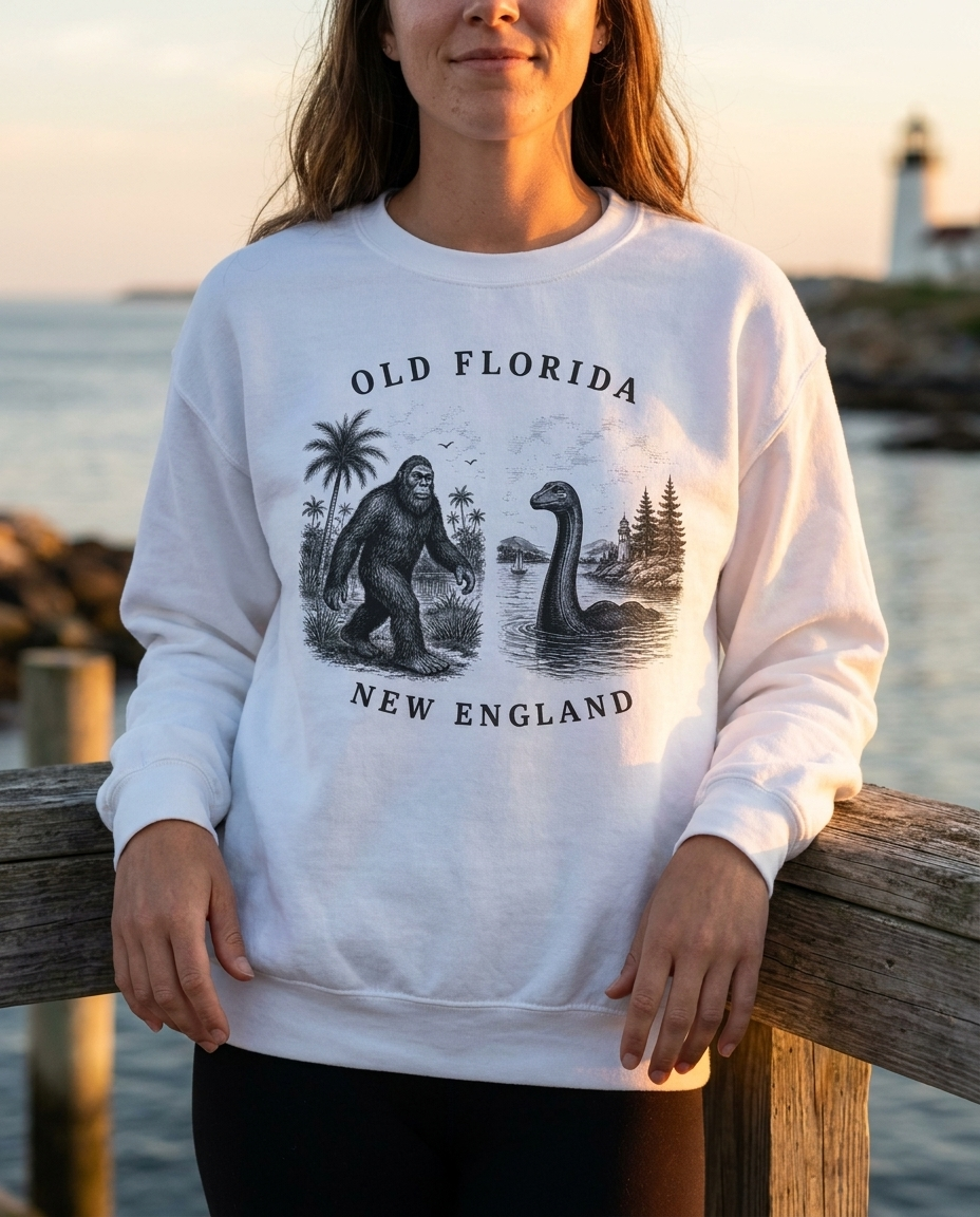 Myths of The Mainland Sweatshirt lifestyle photo
