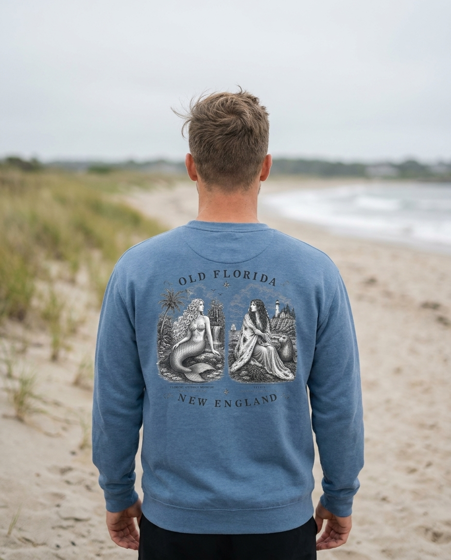 Mermaid and Selkie Sweatshirt lifestyle photo