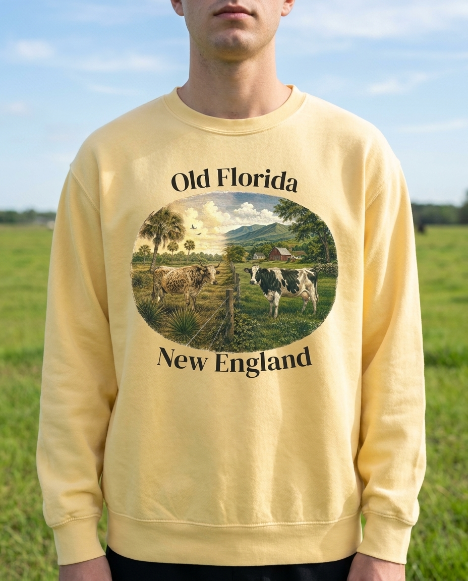 Different Pastures Sweatshirt front design duplicate