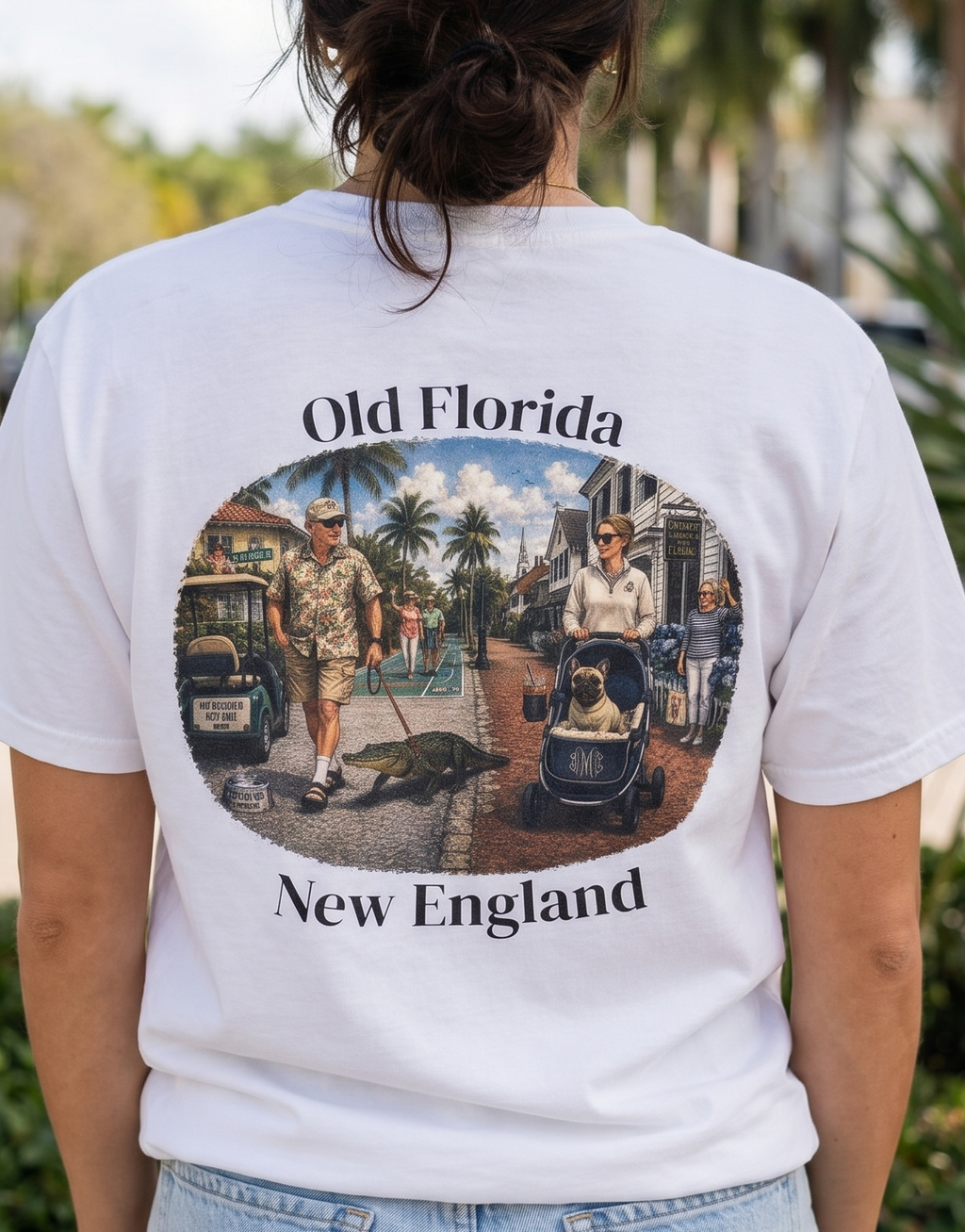 Common Companions T-Shirt back design lifestyle photo